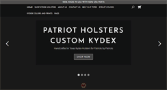 Desktop Screenshot of patriotholsters.net